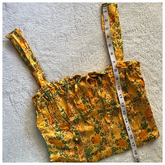 LAST CHANCE Urban Outfitters Valentina Cropped Bustier Tank Top - Picture 6 of 12